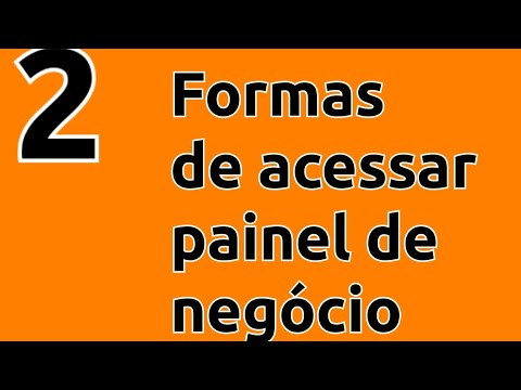 Duas formas de acessar o Painel de Negócios CND