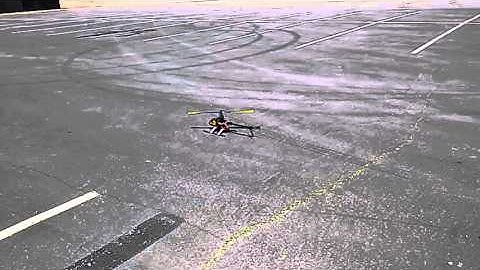 Titan Trex 450 hover test 2