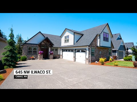 645 NW Ilwaco St., Camas, WA home video tour
