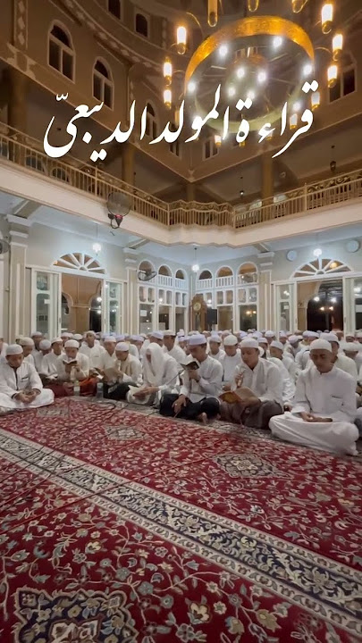 Pembacaan Maulid Diba Malam Jumat Memperingati Bulan Kelahiran Nabi Muhammad Santri PonPes SunSal
