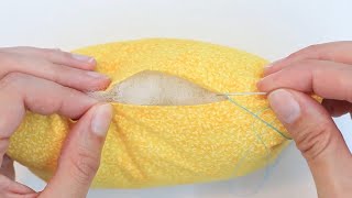 Sewing Skill Builder: SLIP STITCH, INVISIBLE STITCH, LADDER STITCH. How to sew tutorial. Hand sewing