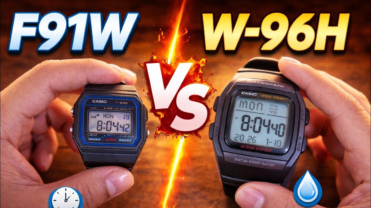 F91W vs W96H Casio which one is better ?
