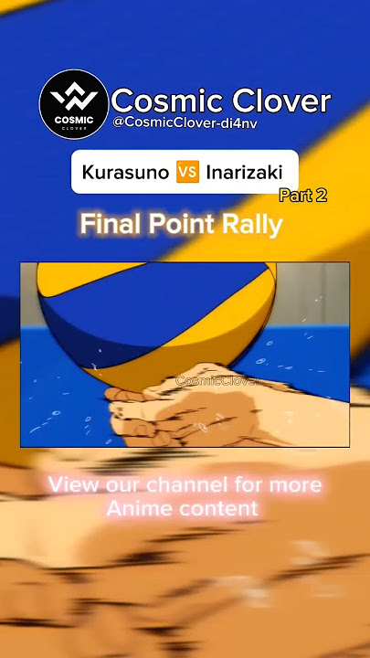 Karasuno 🆚 Inarizaki Final Point Part 2 🏐🔥#haikyuu #anime #amv #ytshort #edit