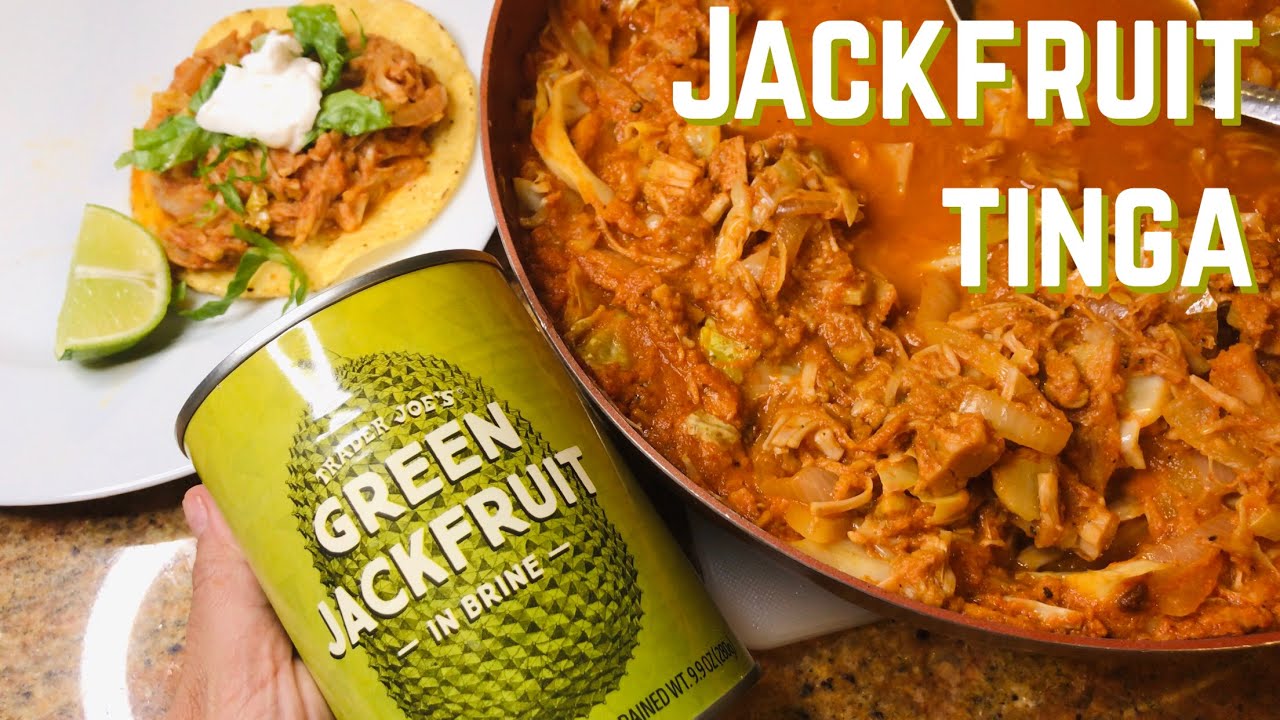Jackfruit Tinga Vegan Mexican Food YouTube