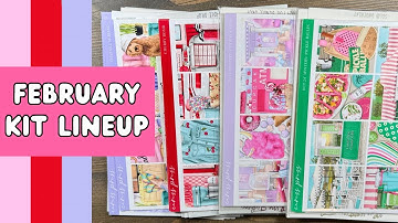 ✨ February 2025 Kit Lineup ✨ ft. all Caress Press kits!!