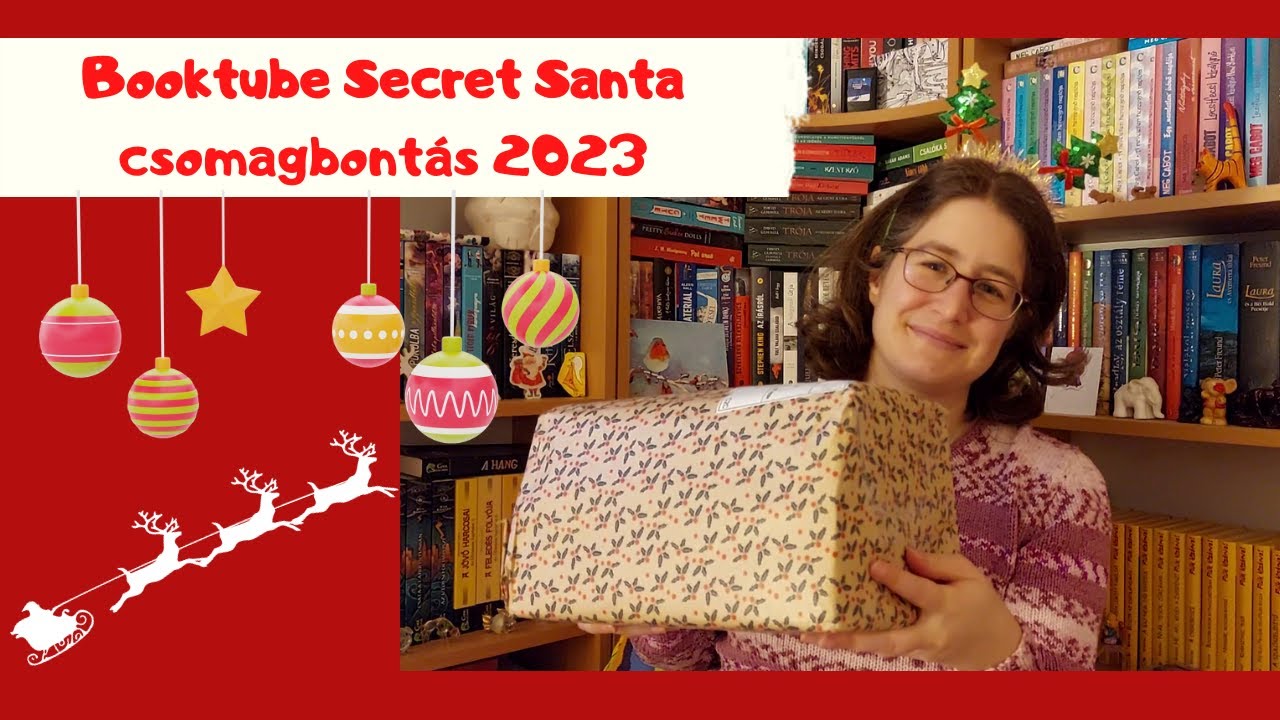 Booktube Secret Santa csomagbontás! 2023