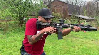 Silencerco Omega Suppressor On A Custom 300Blk Ar-15 With Franklin Armory Binary Trigger