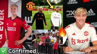 Just in ✅! Rasmus Hojlund Man United announcement set🔥, Mason Greenwood Man United comeback set. screenshot 2