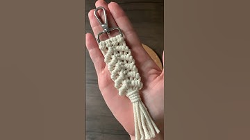 Diy Chaveiro #macrame #handmade #façavocêmesmo #craftsmanship #keychain #diy #knot