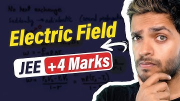 Electric Field Questions Numericals JEE | Electrostatics Important Concepts Questions JEE PYQs