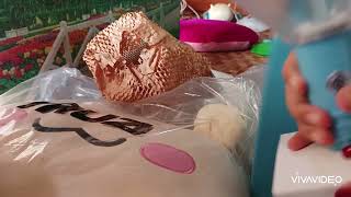 RuRu face cushion & Treasure light stick 🫶 #teume #treasure #unboxing #truz @TREASURE screenshot 4