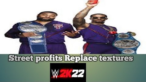 Street profits Replace New  textures Wwe2k22 ppsp android
