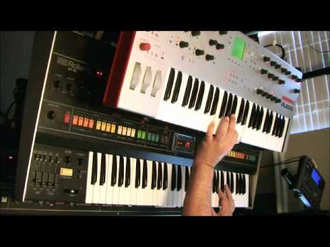 Roland Jupiter 8 + Alesis Ion 