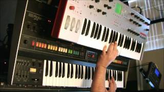 Roland Jupiter 8 + Alesis Ion 