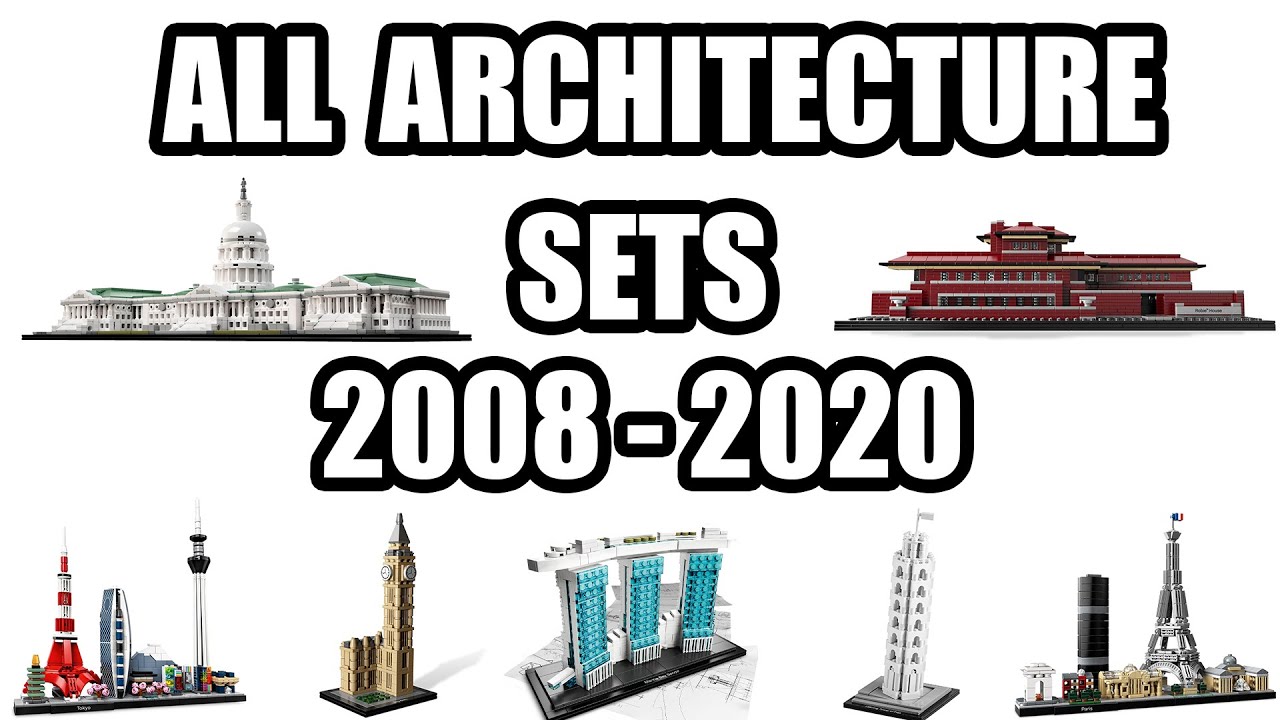 Wade lærling bh ALL LEGO ARCHITECTURE SETS FROM 2008 - 2020 (LEGO ARCHITECTURE HISTORY) -  YouTube