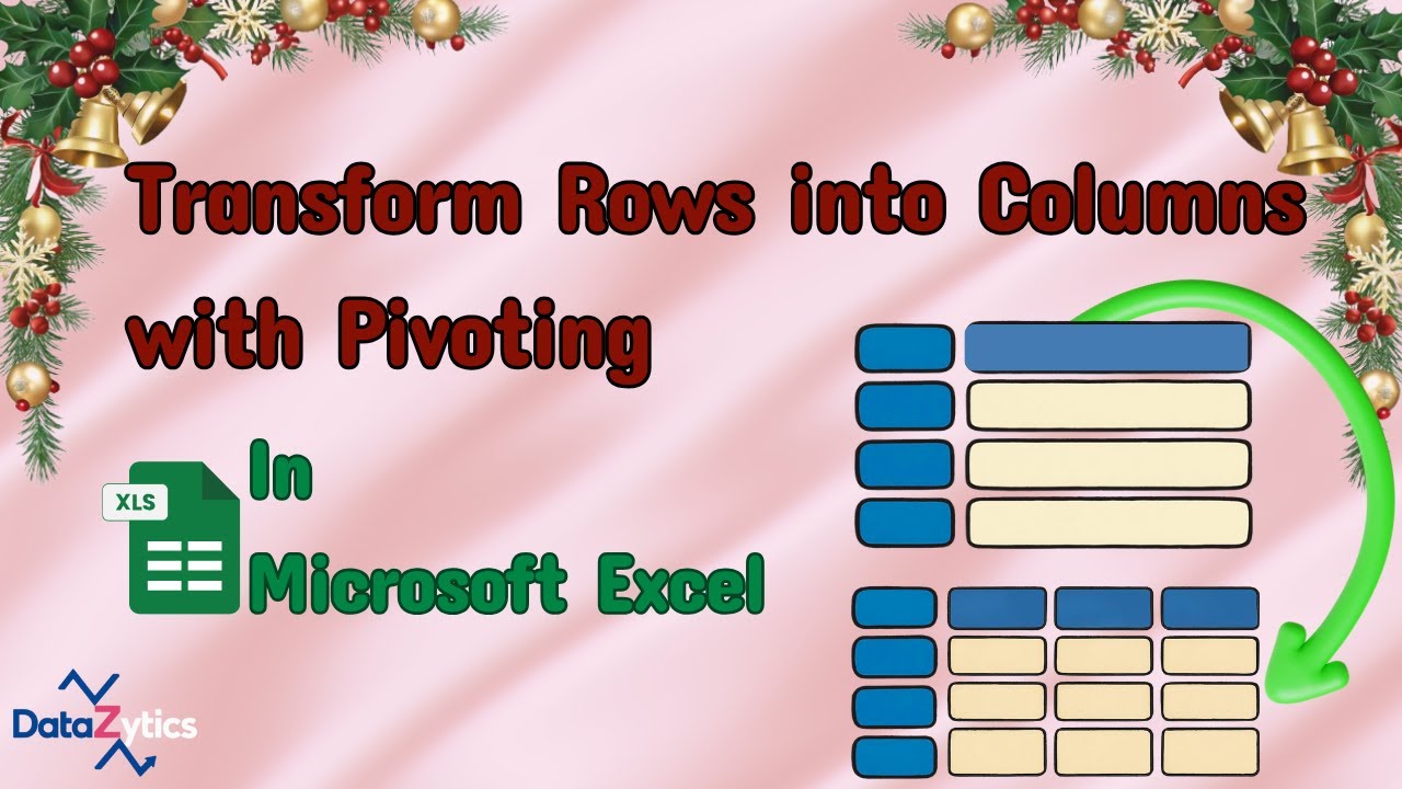 Reshaping Data in Power Query Series: Pivoting Your Data (Turn Rows to ...