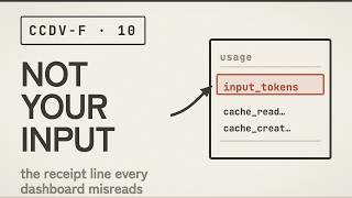 input_tokens Is Not Your Input (CCDV-F EP10)