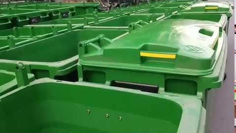 Thùng rác 660 lít - công ty môi trường đô thị - VietClean TV