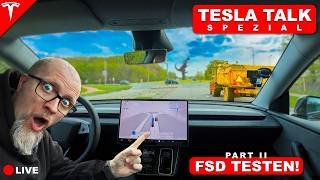 🔴 TESLA TALK: FSD-Supervised Probefahrt PARTII | Inkl. Q&A 🤩 | Stream vom 19.04.2026 🔋 😱🔥
