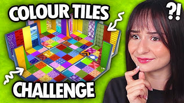 Every TILE is a different COLOUR build challenge in The Sims 4!