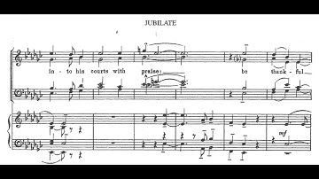 Herbert Howells - Jubilate (Collegium Regale) (score video)