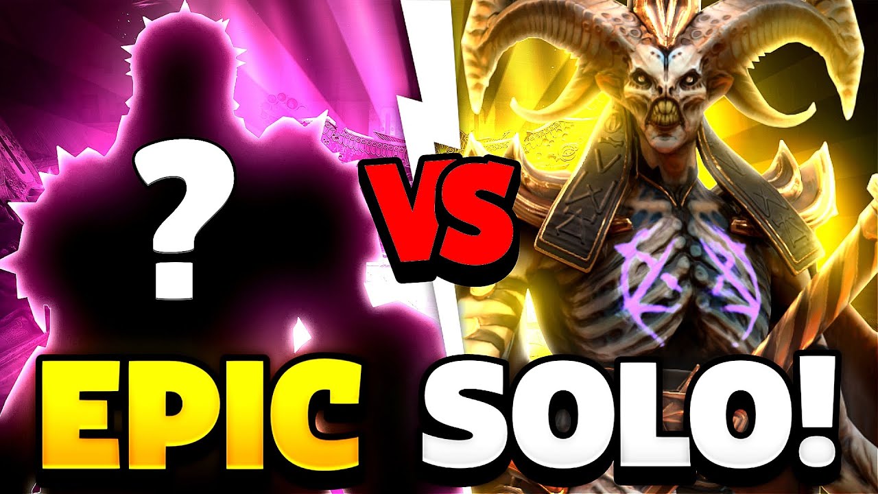 FREE F2P EPIC SOLO SAND DEVIL 25 WITH FOOD! GAME CHANGING BUILD! | RAID ...