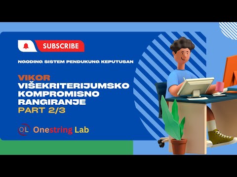 Ngoding Sistem Pendukung Keputusan - Membuat Database dan Menampilkan Data VIKOR Part 2/3