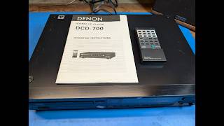 Exploring a Vintage Denon DCD-700 CD Player