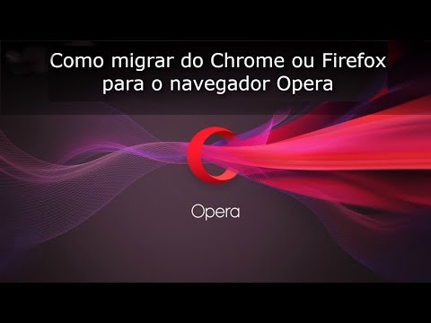 Vídeo: Como Transferir As Configurações Do Opera