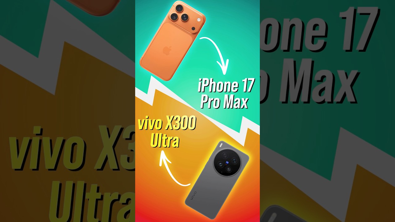 vivo X300 Ultra vs iPhone 17 Pro Max! #shorts