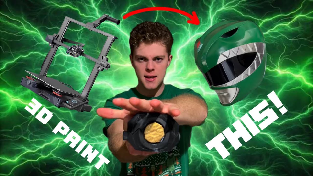 Morphin PLA Filament into the Green Ranger