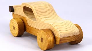 Handmade Wooden Toy Car Sports Coupe From The Speedy Wheels Series 720345336 #odinstoyfactory