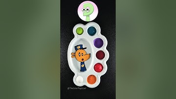 Sprunki OC Color Mixing 🫣 DogMan & Alphabet Lore 🐾 #sprunki #dogman #alphabetlore #colormixing