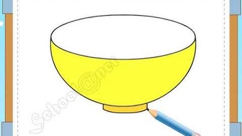 BÉ HỌA SĨ - Thực hành tập vẽ 74: Vẽ cái bát