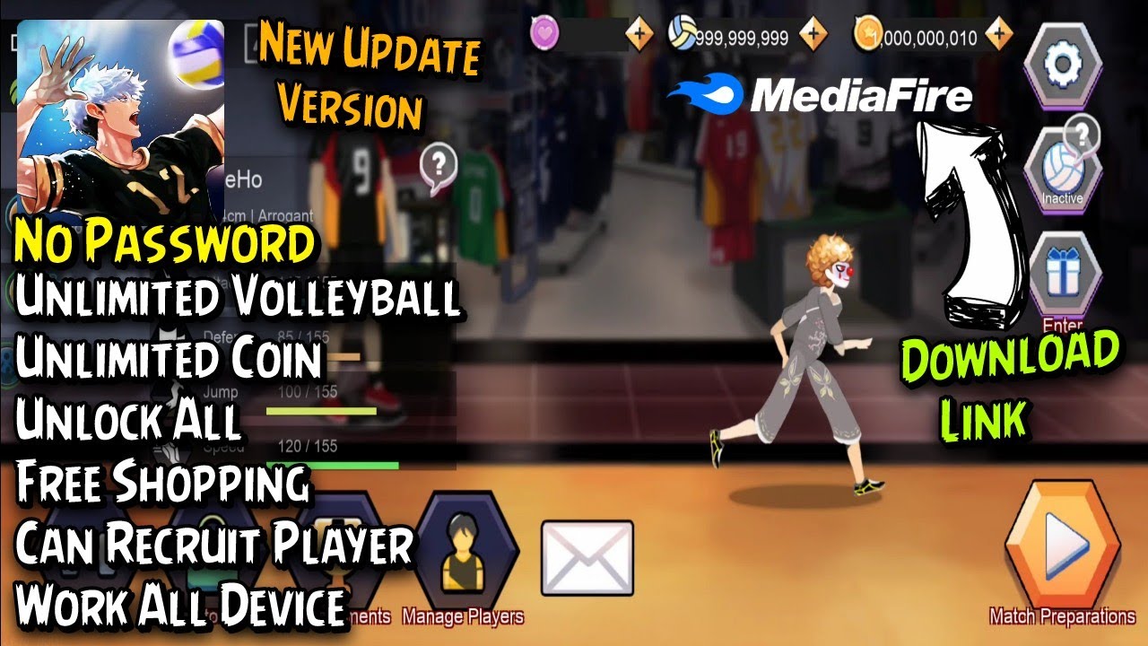 The Spike Volleyball Story Mod Apk Terbaru Unlimited Volleyball