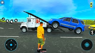 Real Gangster Simulator #2 - City Exploring With Blue SUV - Android Gameplay screenshot 4