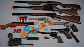 Wild West Cowboy Shell ejecting ToyGun and Hunter Toy Nerf Gun Airsoft Realistic ToyGuns Collection