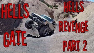 Jeeps wheeling & Rock Crawling Hell's Gate, wheeling Hell's Revenge Part 2: Experiencing Moab EP 5