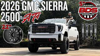 THIS CHANGED EVERYTHING!! 2026 GMC 2500 AT4 | 5" BDS Lift Kit | Fox 2.5 HTO Shocks | 22" KG1 Forged