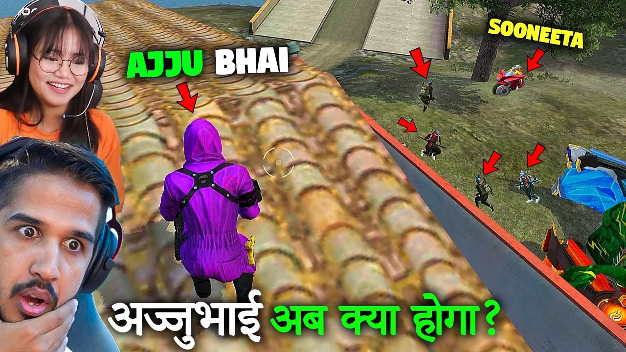 CAN SOONEETA SAVE BOOYAH? AJJUBHAI OP GAMEPLAY WITH 