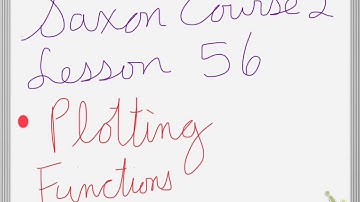 Saxon course 2 Lesson 56