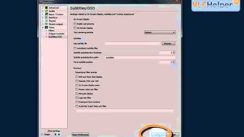 How to turn off subtitles in the VLC Media Player