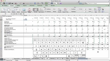 Financial Modeling Shortcuts in Excel - Display Formula in cells in Mac