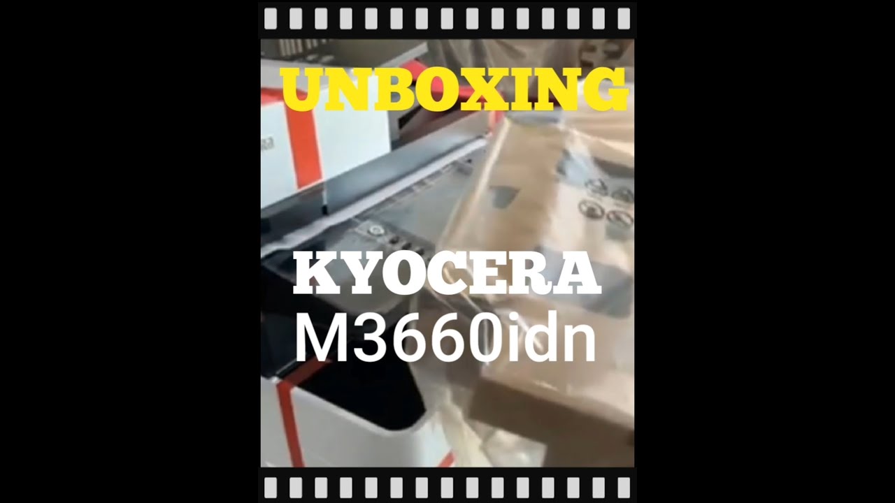 UNBOXING, KYOCERA M3660idn baru dengan harga 14jutaan - YouTube