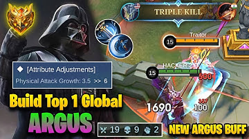 NEW MLBB UPDATE | Best Argus Buff build 2024: Items Emblems & Deadly Build 2024 [Mobile Legends]