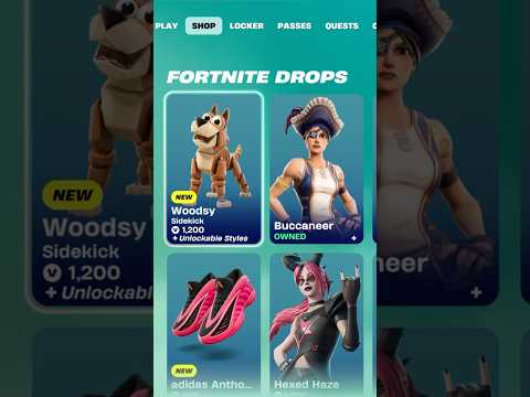 Fortnite Woodsy Sidekick Item Shop!