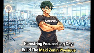 Hamstring-Focused Lower Body Day | Build the Maki Zenin Physique (Strong, Lean &amp; Agile)