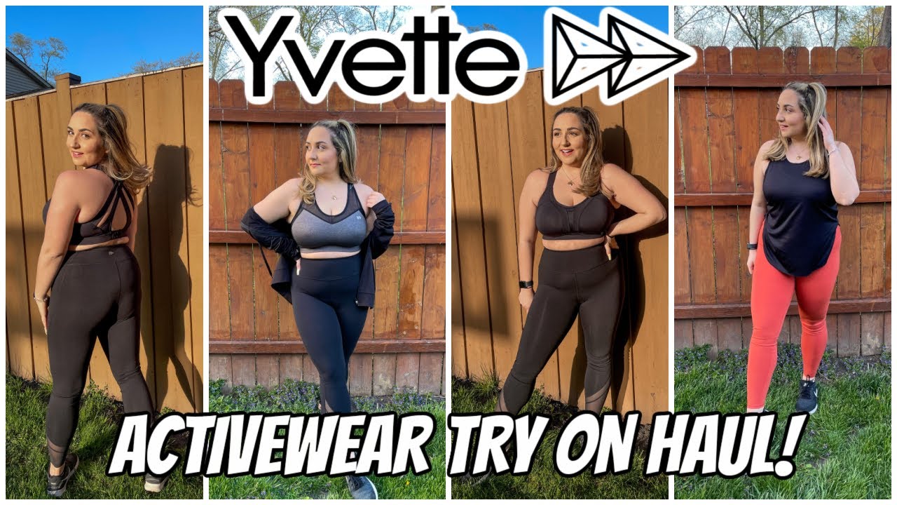 BEST HIGH IMPACT SPORTS BRAS! YVETTE SPORTS TRY ON HAUL 