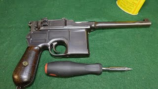 Mauser Broomhandle Pistol: Basic Disassembly