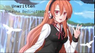 Unwritten by Natasha Bedingfield - Nightcore Wealth